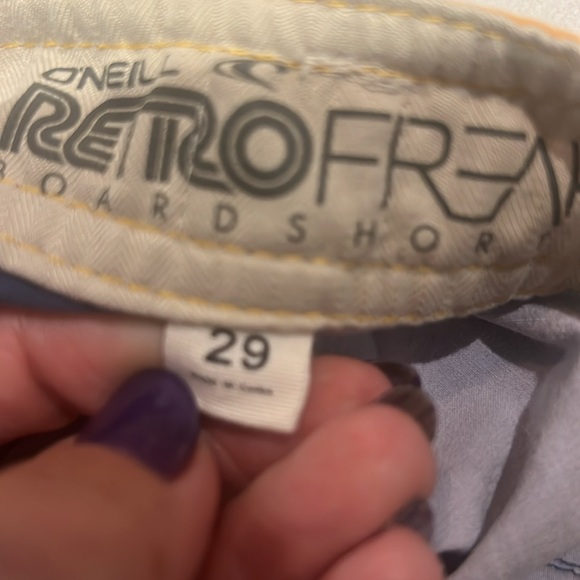 O’Neal surfer board short bathing suit not lined. Fun Hawaiian beach names sz29 - Picture 7 of 7